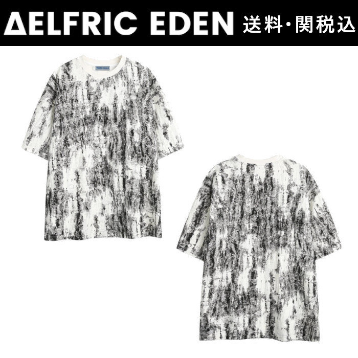 【Aelfric Eden】タイダイ ダメージ加工 Tシャツ