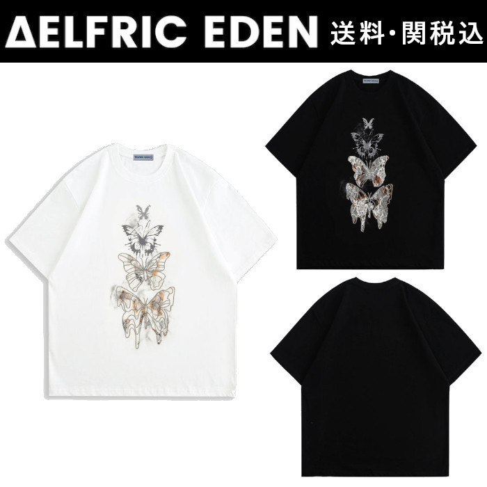 【Aelfric Eden】バーン レース バタフライ Tシャツ