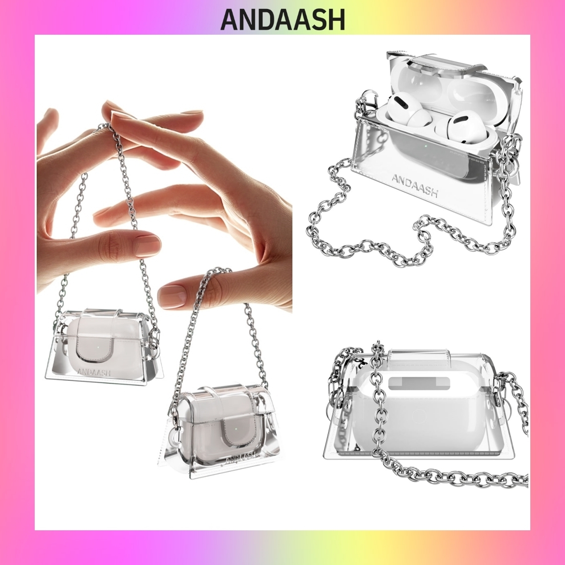 【ANDAASH】韓国人気雑貨★Airpods GAB 01 CLEAR