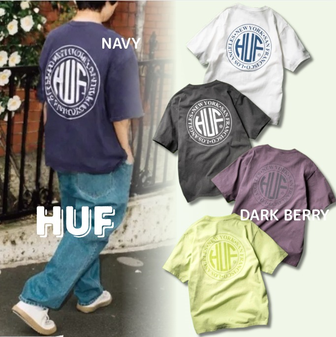 HUF 定番 リージョナル 半袖Tシャツ すぐ届く！