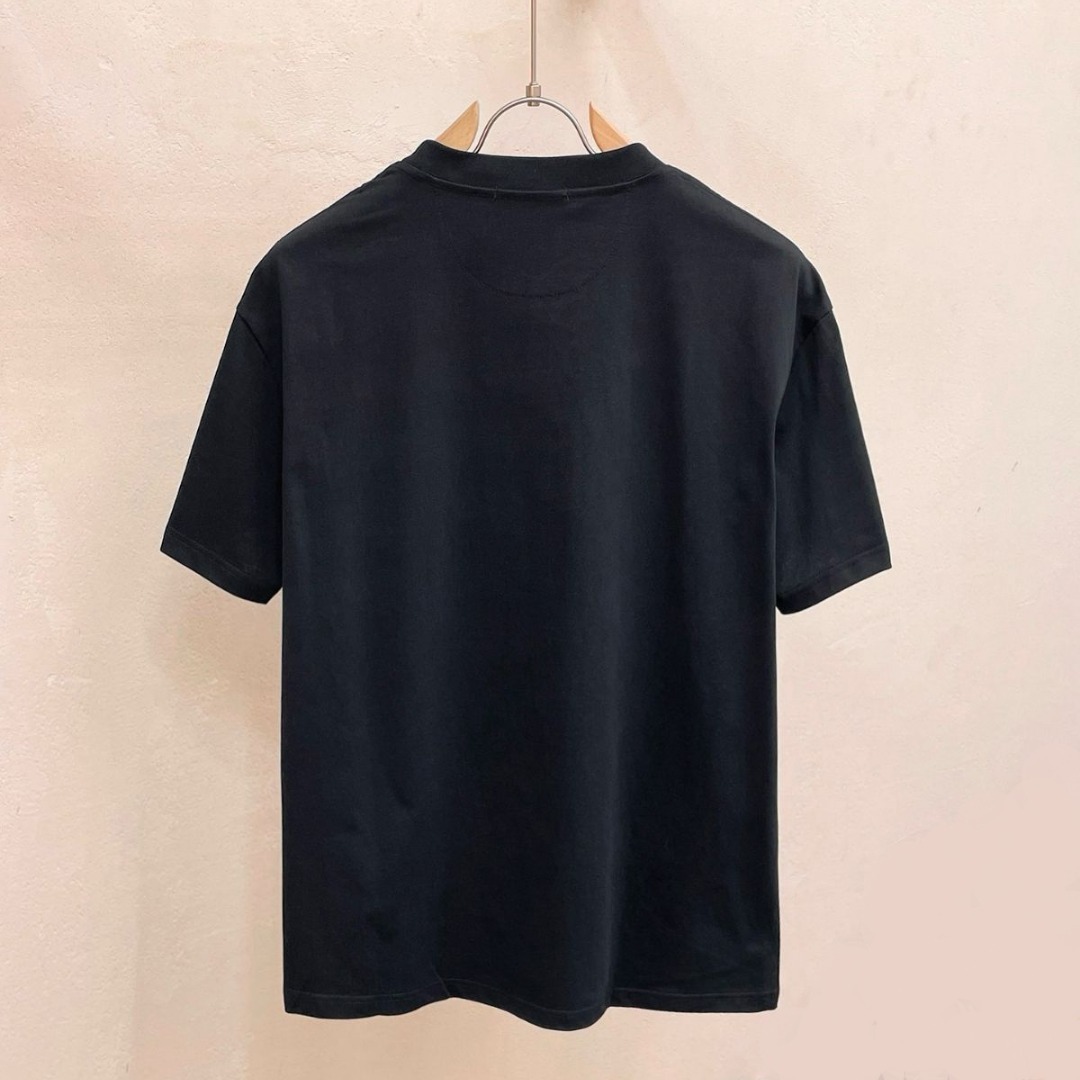 □PRADA□プラダ 三角ロゴ コットンTシャツ MEN