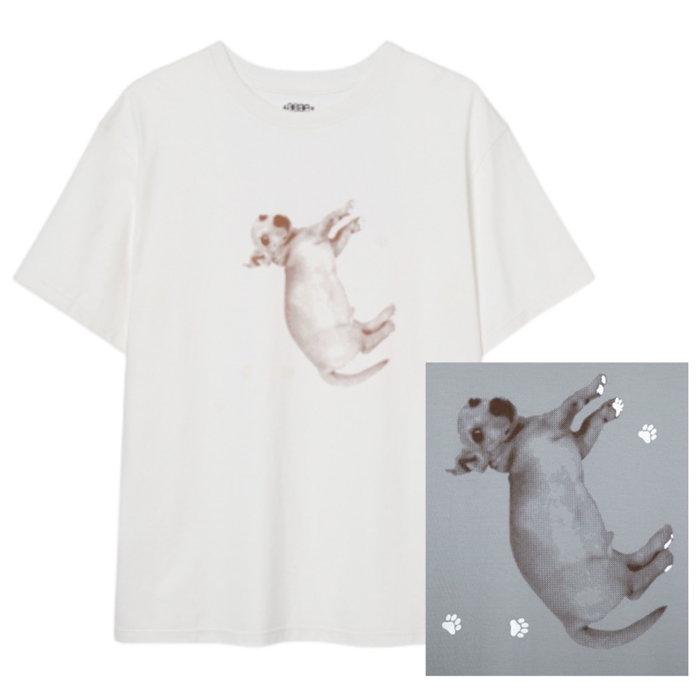 AEAE★韓国★人気 コラボ aeae X PEAKBOY BARNEY T-SHIRTS
