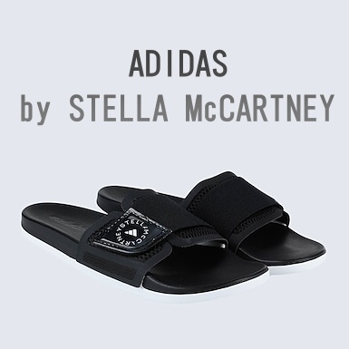 送料関税込☆adidas by Stella Mccartney ASMC SLIDESブラック