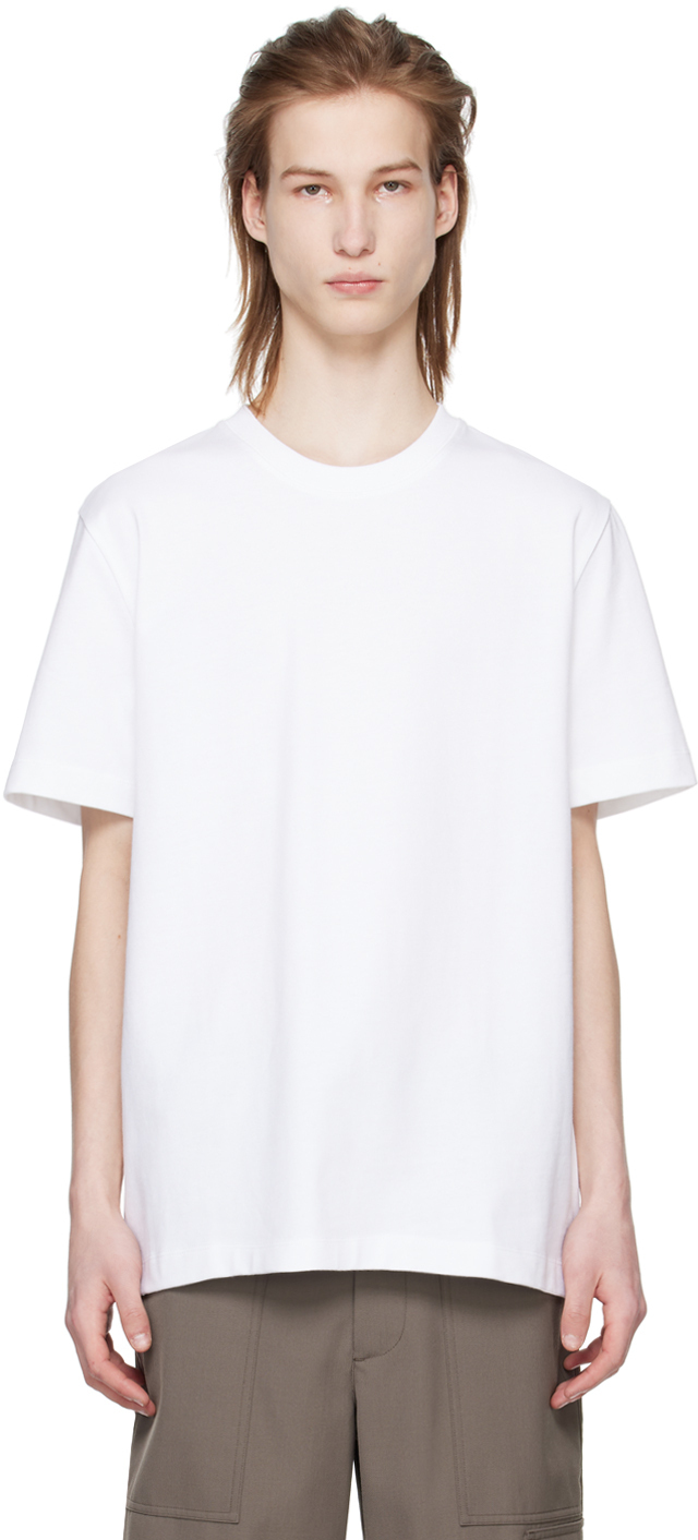 【関税込み】Helmut Lang ホワイト ロゴプリント Tシャツ