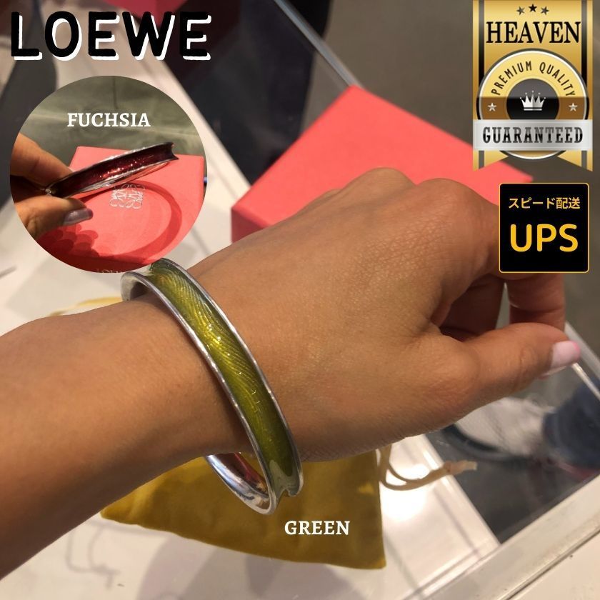 6万取引突破★UPS速達便利用！【LOEWE】J000240X24_ブレスレット