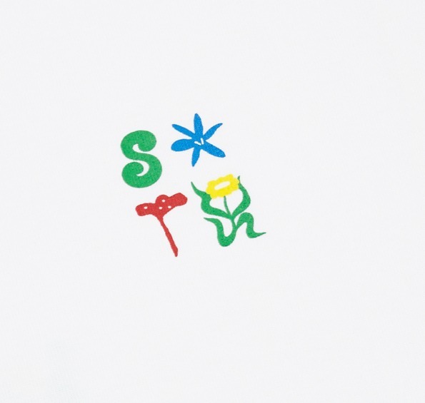 [STU]Green Logo Printing BeadsTシャツ★日本未入荷★韓国人気 STU]Green Logo Printing BeadsTシャツ☆日本未入荷☆韓国人気