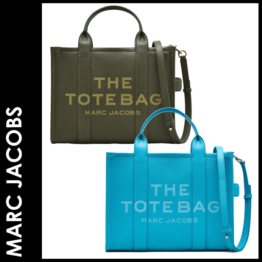 ★追跡&関税込【MARC JACOBS】THE LEATHER MEDIUM TOTE BAG