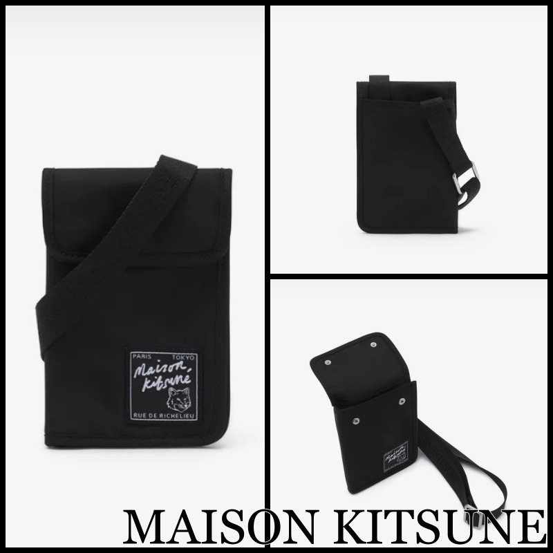 【関税込】◆MAISON KITSUNE◆ロゴパッチ ショルダーバッグ