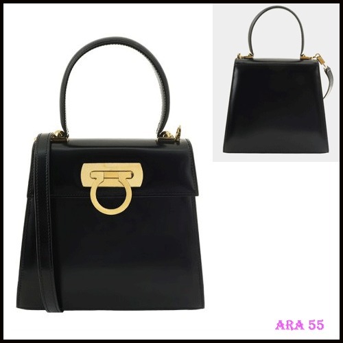 Ferragamo正規品/関税送料込み Small Top HandleBag