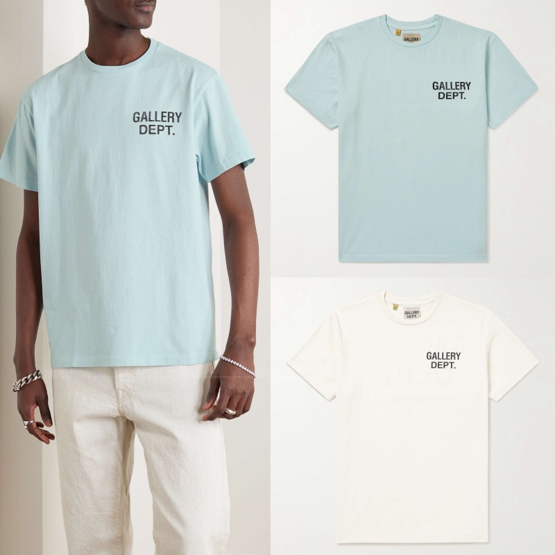 GALLERY DEPT. コットンジャージー Tシャツ ロゴ