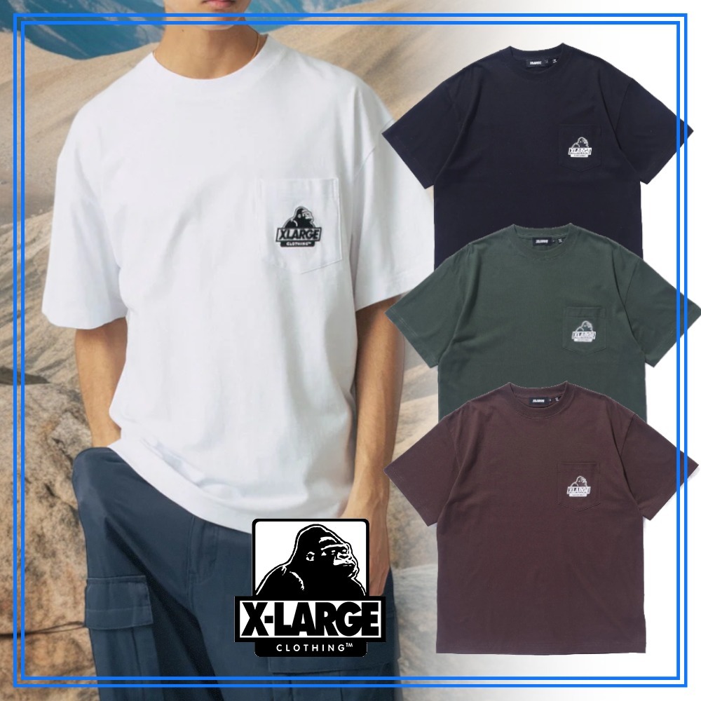 完売確実 XLARGE SLANTED OG S/S POCKET TEE 定番デザイン◎