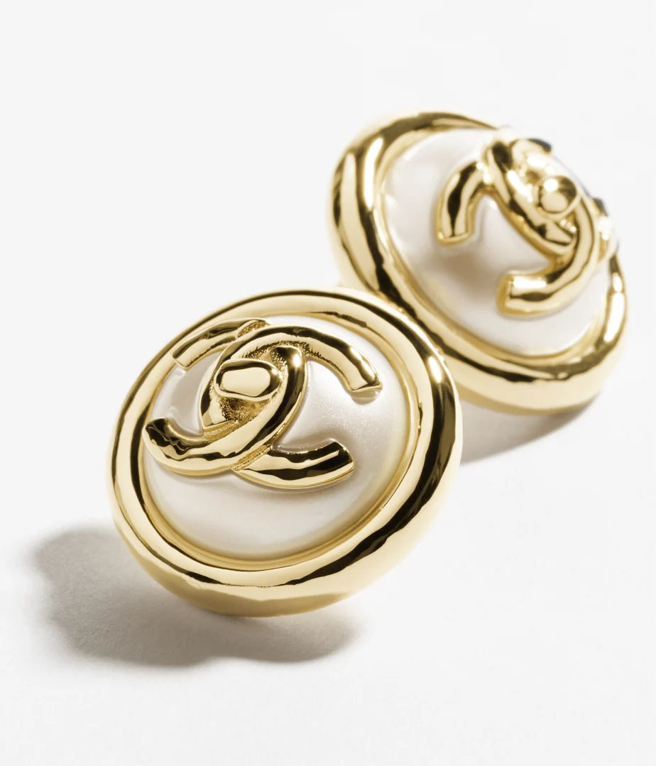 ワールド オンラインストア シャネルメティエダールゴールドピアス アクセサリー