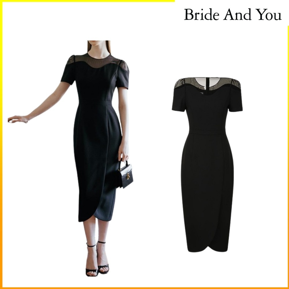 【BAU by Bride And You】SAYLOR Chiffon tulip long dress