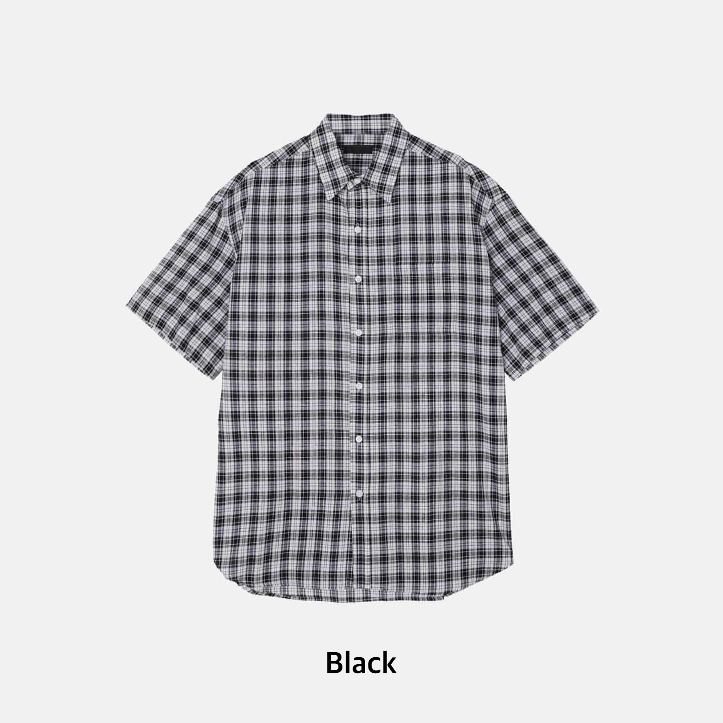 【HI FI FNK】Milk Checked Half Shirt Women's Kevin Harvick G-III 4Her by Carl Banks Light Blue