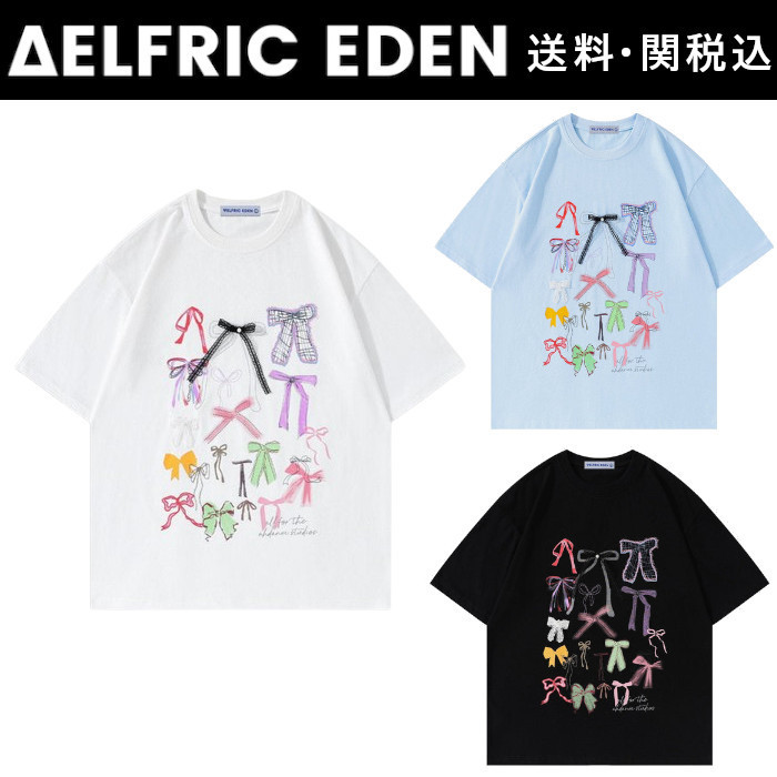 【Aelfric Eden】カラフル ボウ Tシャツ