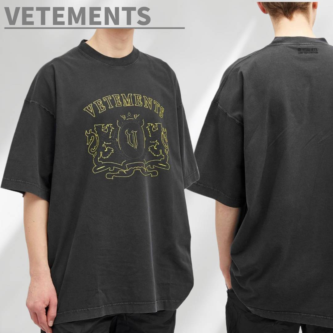 人気★関税込【VETEMENTS】ロイヤルロゴ Tシャツ
