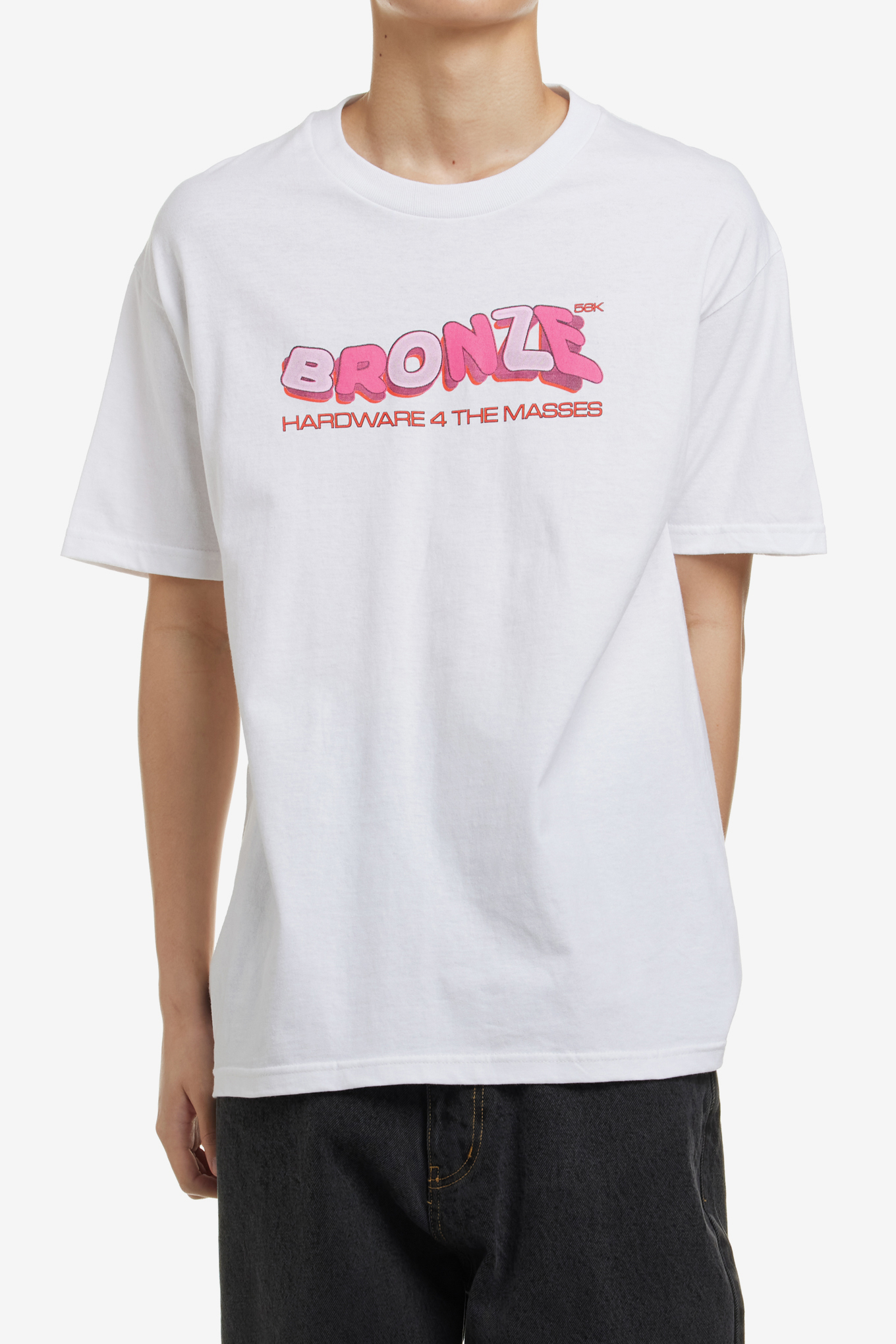 【BRONZE 56K】BLAZE TEE WHITE