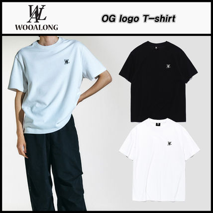 ★WOOALONG★Signature Embroidery T-shirt★ユニセックス★ ストリート WOOALONG(ウアロン) Tシャツ・カットソー(メンズ