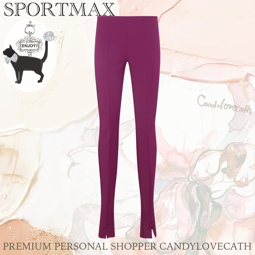 SPORTMAX PURPLE ストレッチ TORRE パンツ