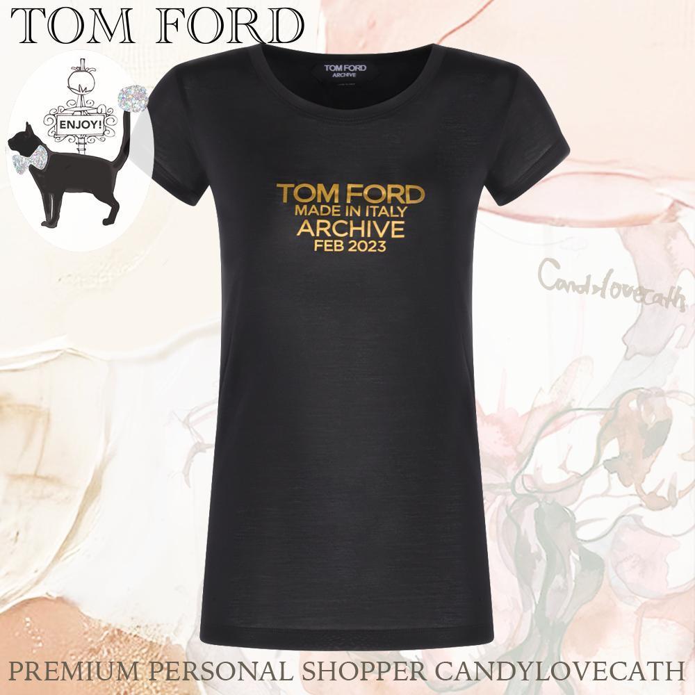 TOM FORD シルク Tシャツ