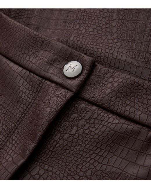《送料無料》 MAXMARA Croc print jersey skirt ETHEL