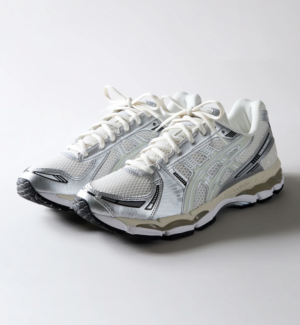 KITH × asics ☆ Gel Kayano 12.1 ‘Silver Cream’