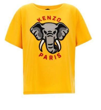 【KENZO】エレファント Tシャツ ユニセックス 送関込 KENZO】エレファント Tシャツ ユニセックス イエロー 送関込