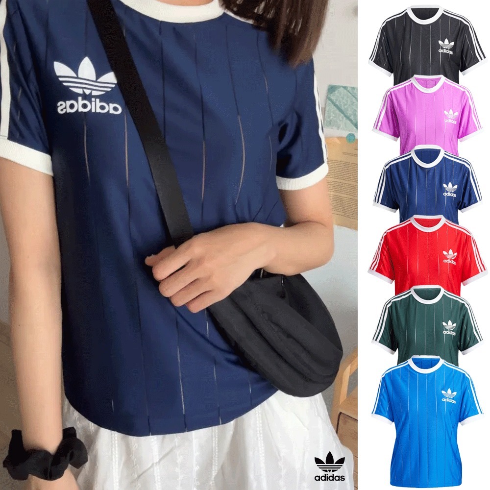 【ADIDAS ORIGINALS】◆ADICOLOR 3S PINSTRIPE TSHIRT◆正規品◆