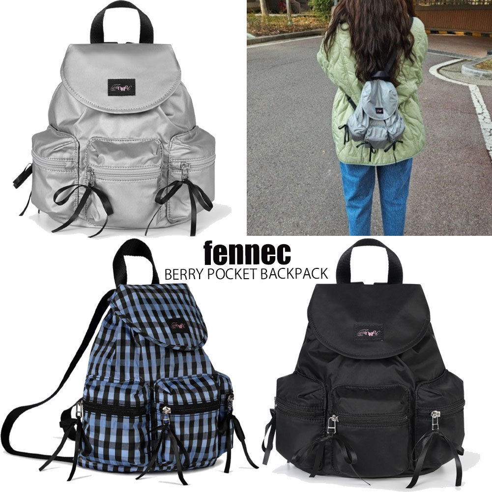 ◆FENNEC◆BERRY POCKET BACKPACK 3色 韓国発