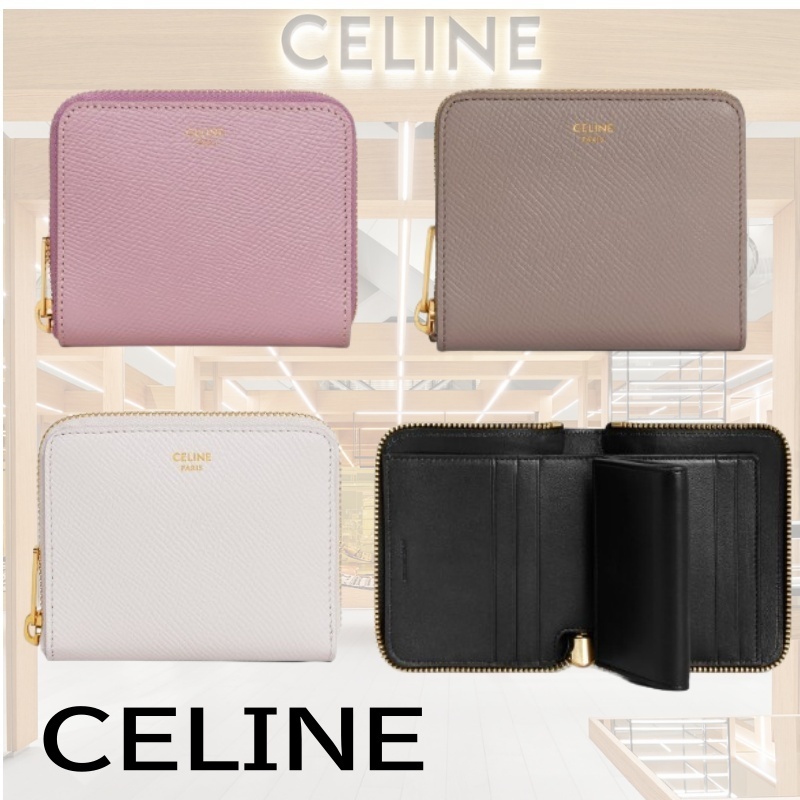 CELINE 収納抜群♪ スモール ジップウォレット ミニ財布