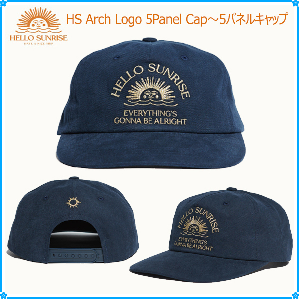 【Hello Sunrise】HS Arch Logo 5Panel Cap〜キャップ★韓国発