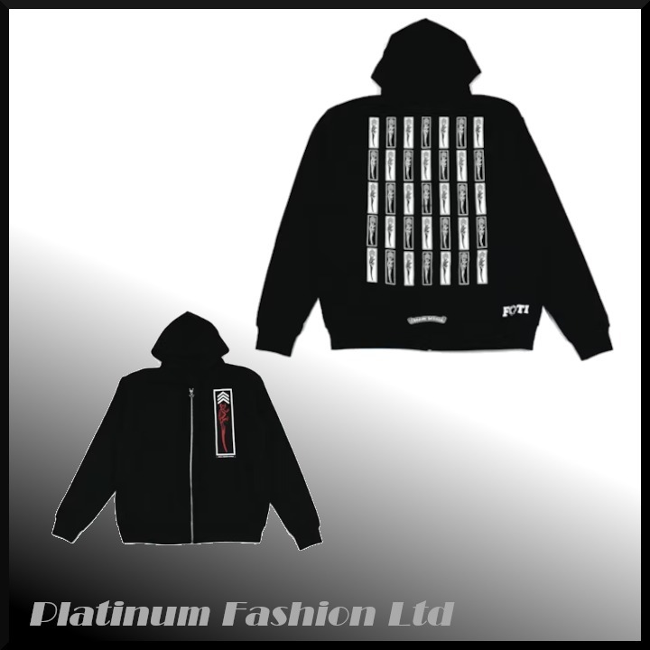 在庫わずか◆送料込♪【Chrome Hearts】Foti Jarvis zipフーディ