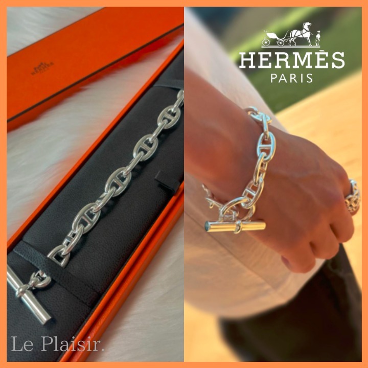 《大人気★》HERMES シェーヌダンクルブレスレットGM