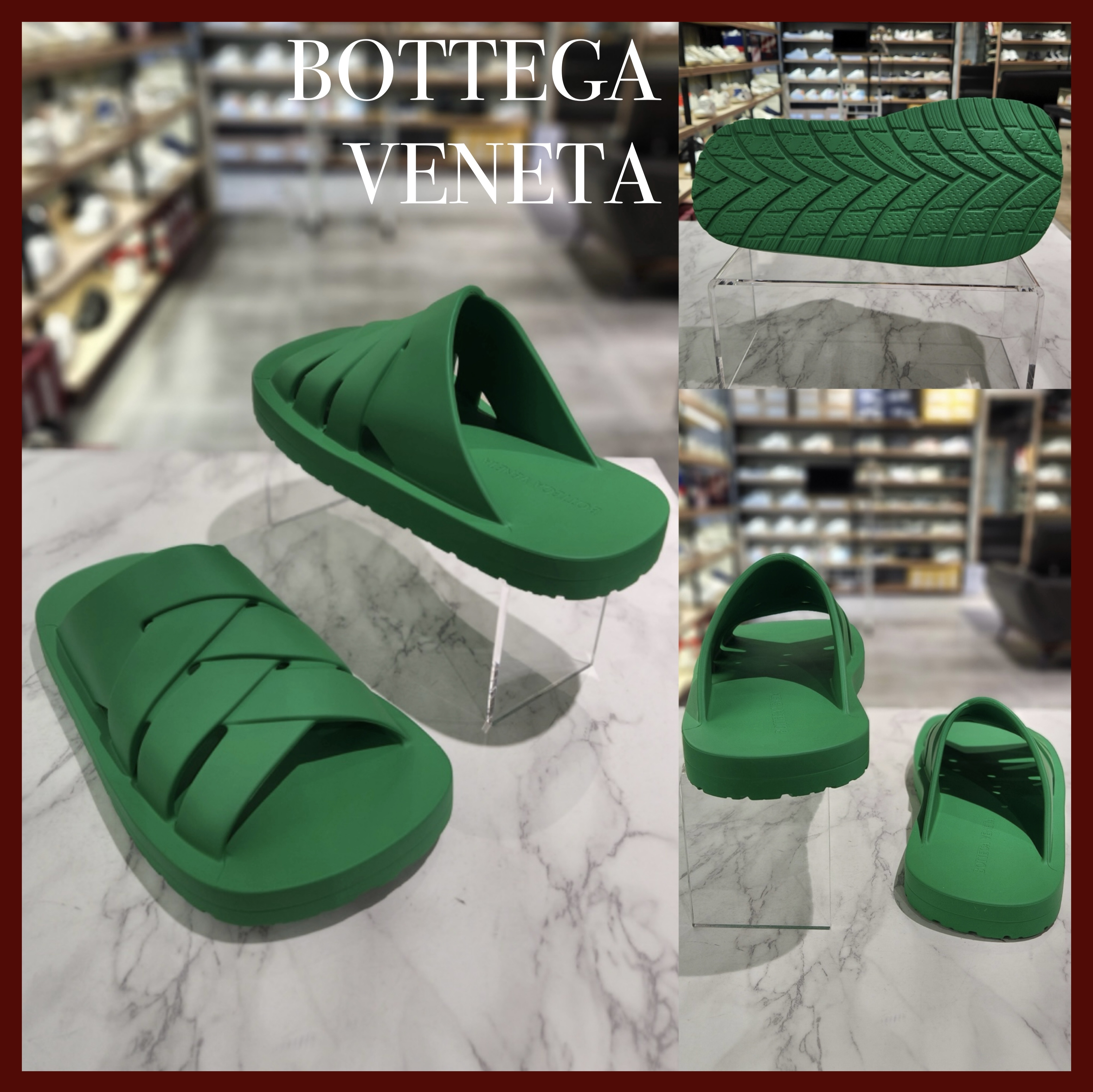 【関税込み】 ☆BOTTEGA VENETA☆ ラバー サンダル ミュール