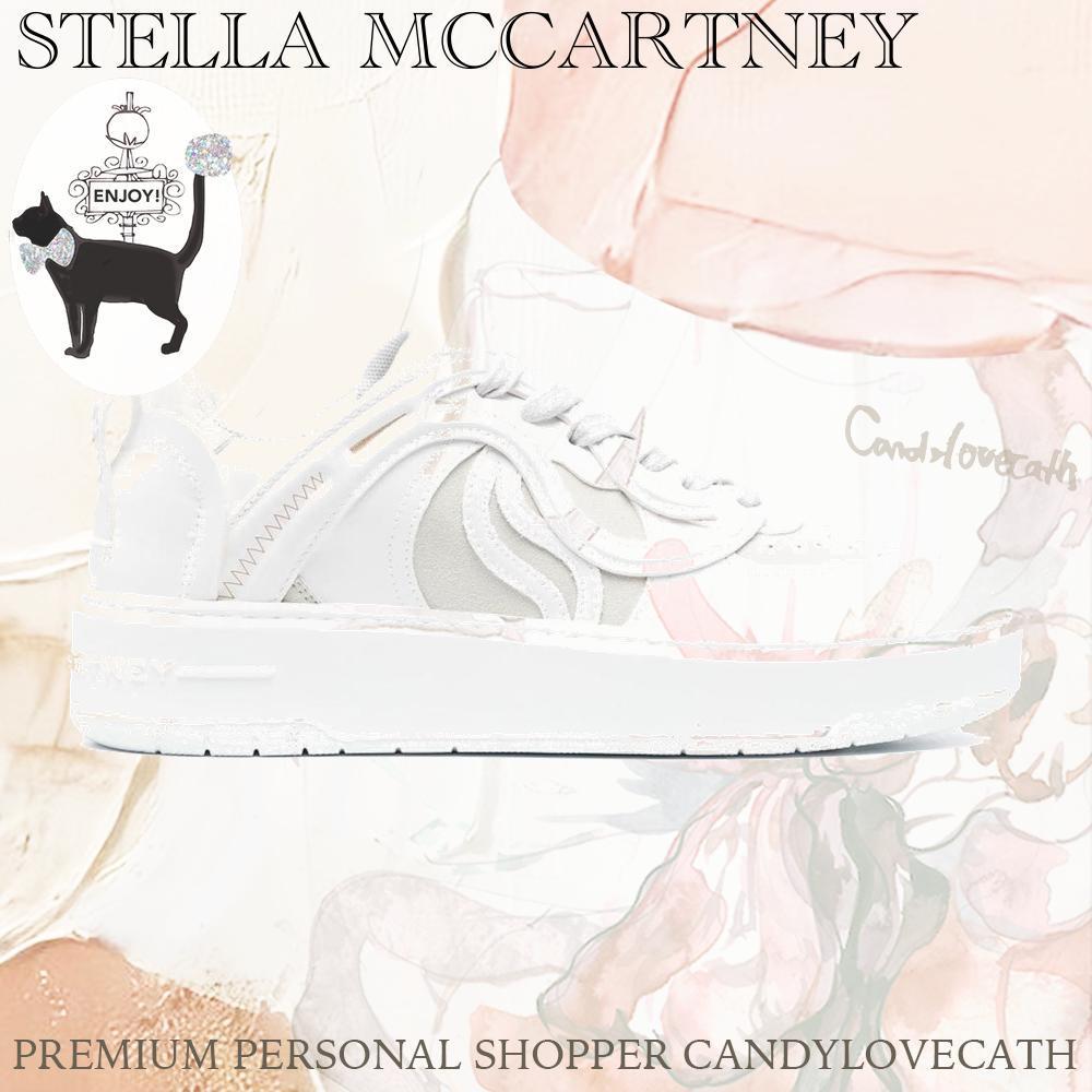STELLA MCCARTNEY WHITE レザー S-WAVE スニーカー