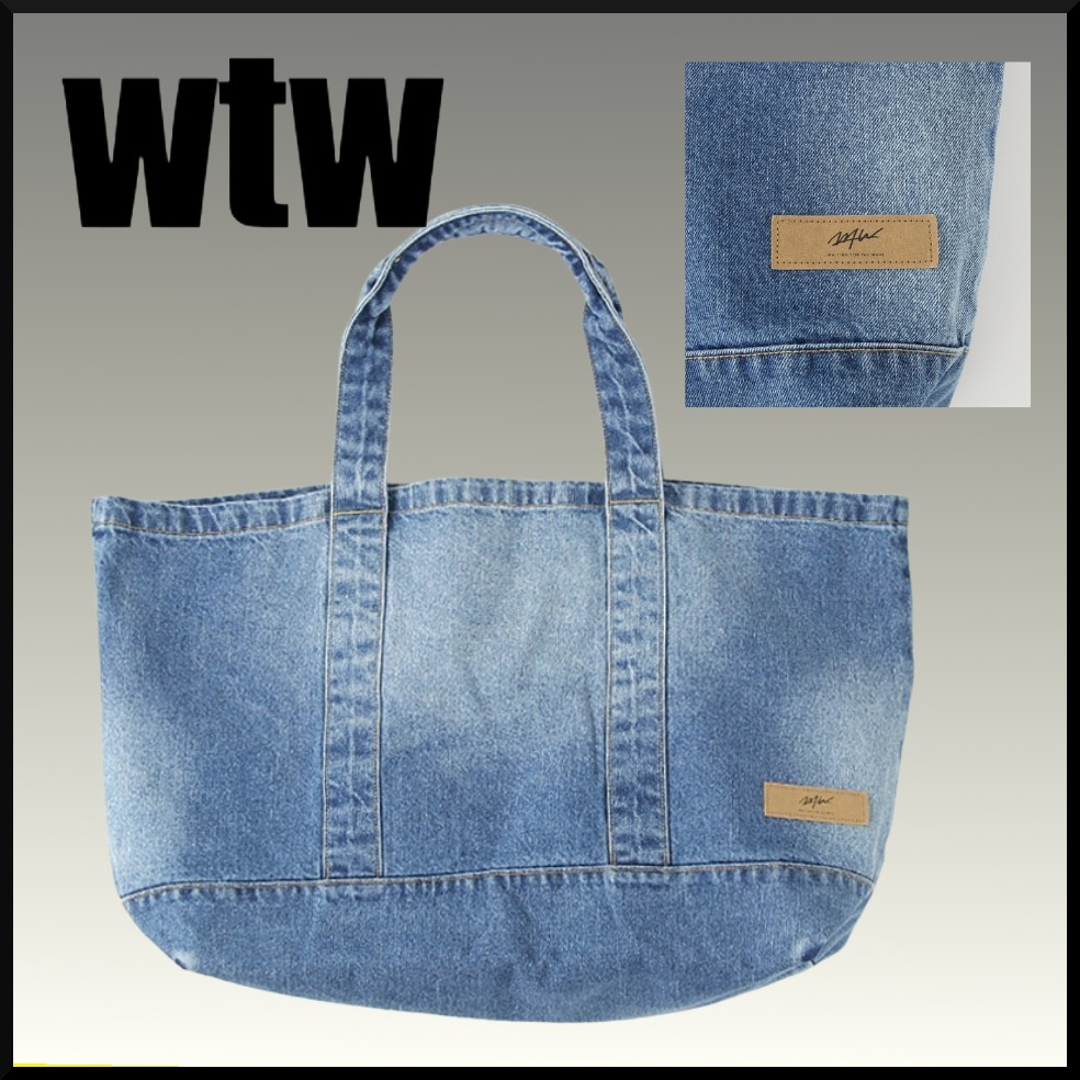 定番★wtw DENIM TOTE L メンズ トートバック ギフトに最適♪