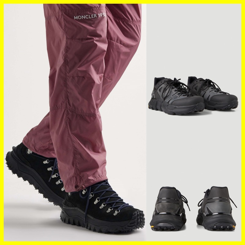 【大人気！】MONCLER☆SILENCIO ブラックシューズ