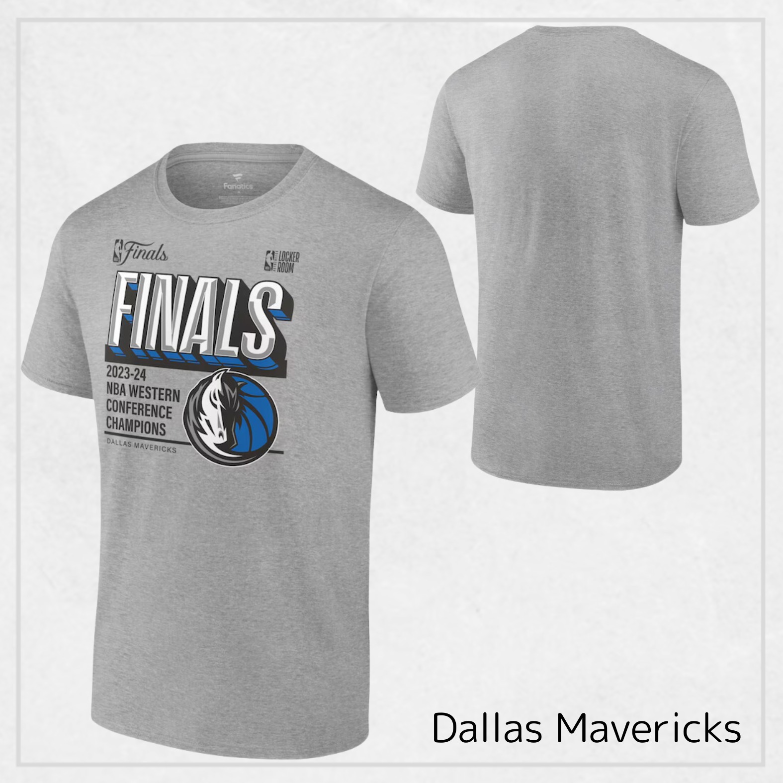 【Dallas Mavericks】ウェスタン カンファレンス Tシャツ