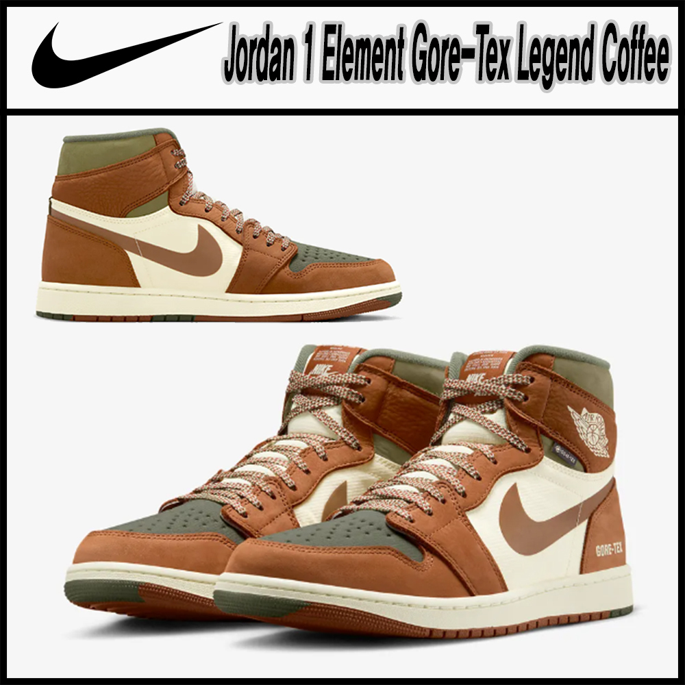Nike★Jordan 1 Element Gore-Tex Legend Coffee★送料・関税込