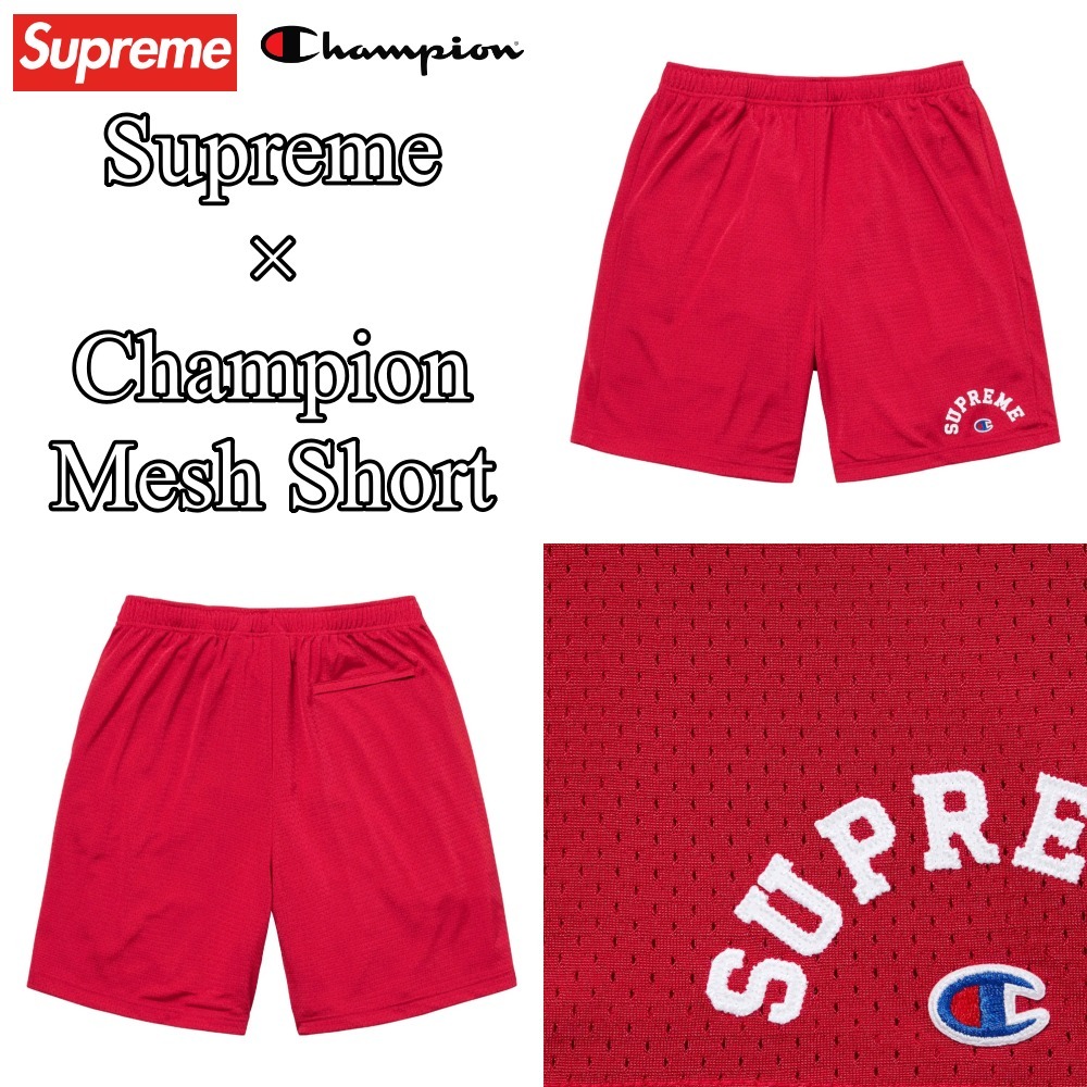 【Supreme x Champion】Mesh Short★ブランドコラボ★24SS★