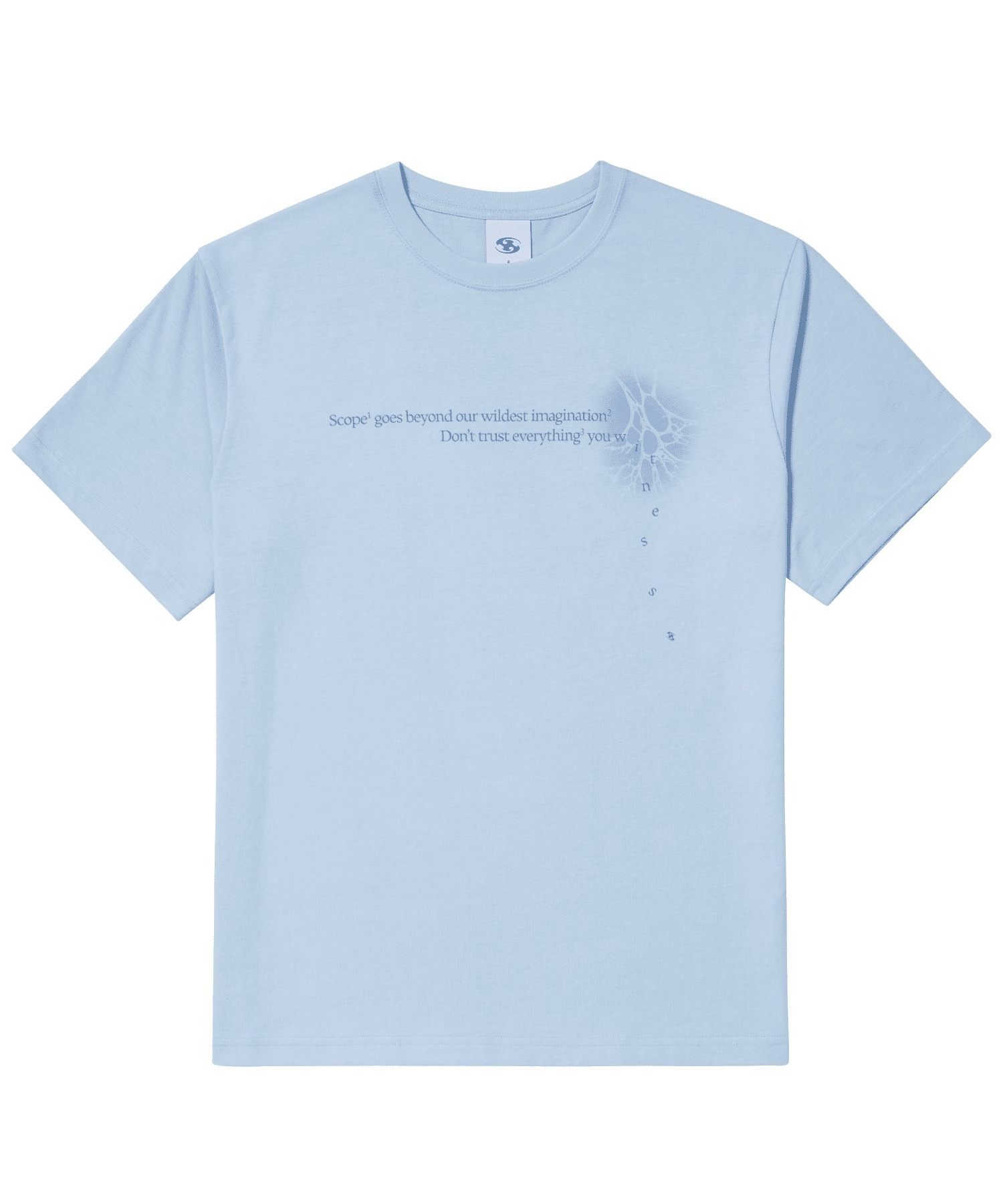 [SAN SAN GEAR] ☆ EYEWITHNESS T-SHIRT / SKY BLUE