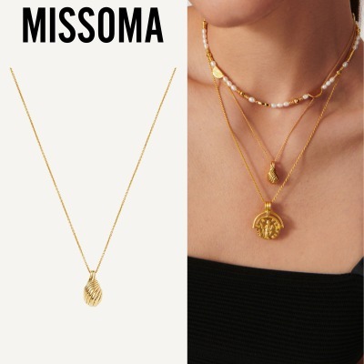 【Missoma】SAVI リッジドロップレットペンダントネックレス Missoma】SAVI リッジドロップレットペンダントネックレス