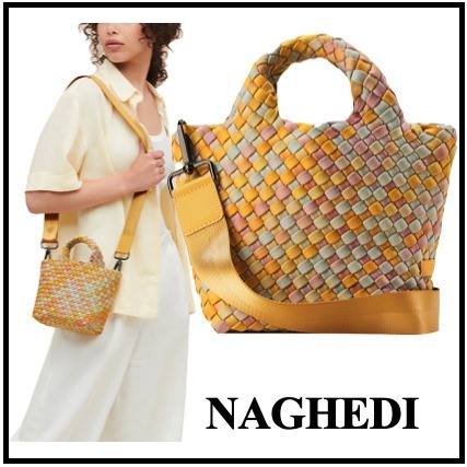 環境に配慮した★NAGHEDI★St. Barths Petit Tote Watercolor