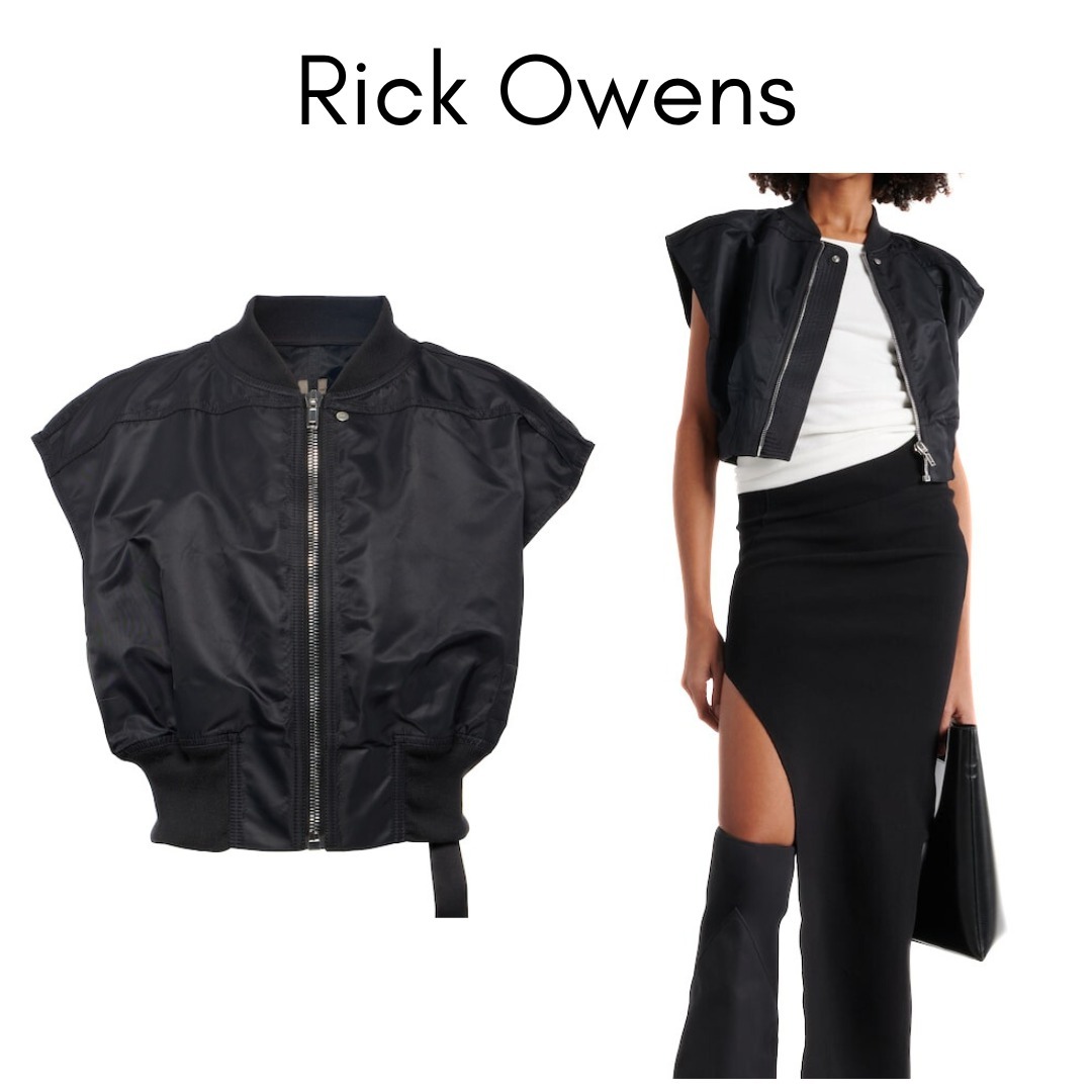 Rick Owens リックオウエンス クロップド丈 ジップベスト