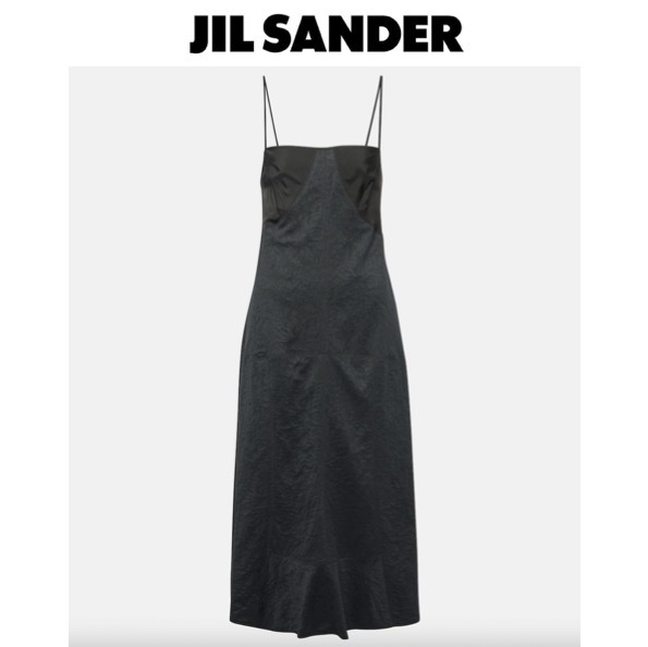 関税.送料込 JIL SANDER レース付きキャミワンピース