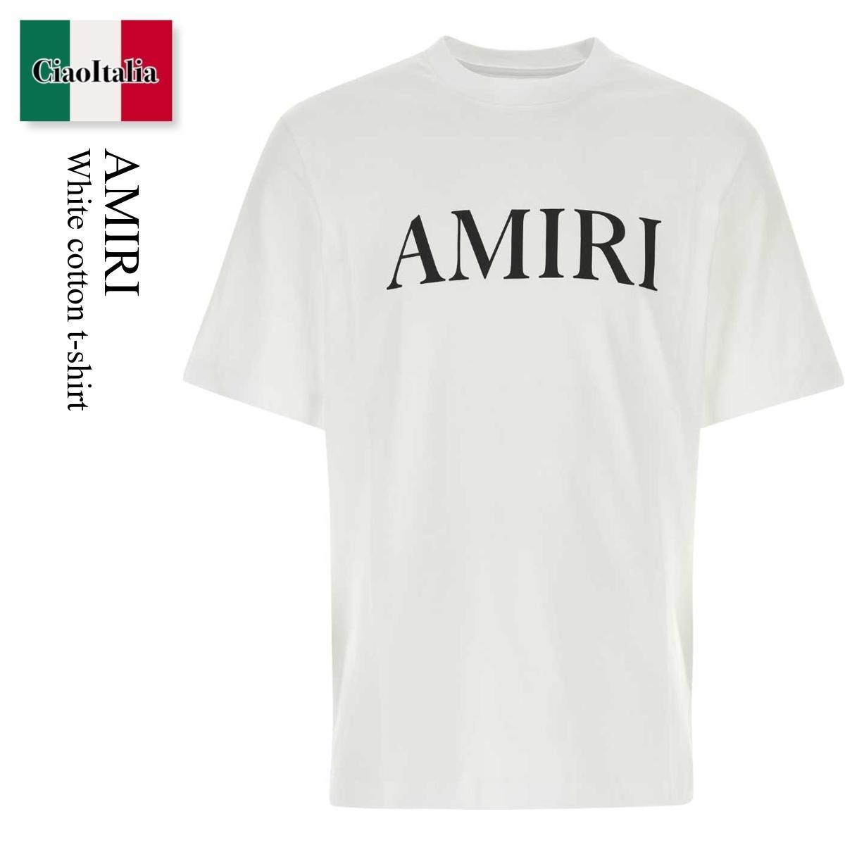 Tシャツ・カットソー Amiri White Cotton T-Shirt