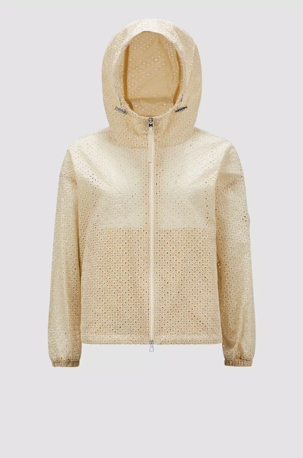 MONCLER2024春夏 ブロイダリーアングレースジャケット AMARYLLIS