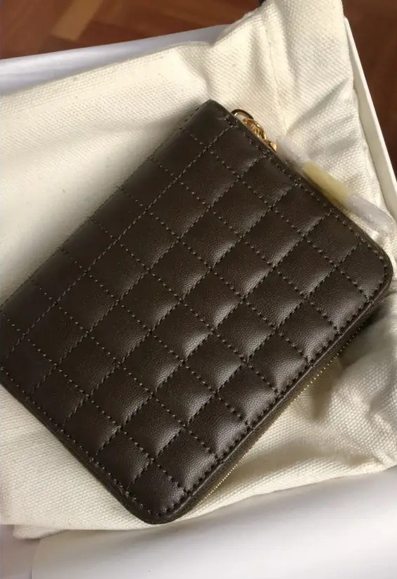 タイムセール★CELINE★Cチャームスモールウォレット稀少カーキ