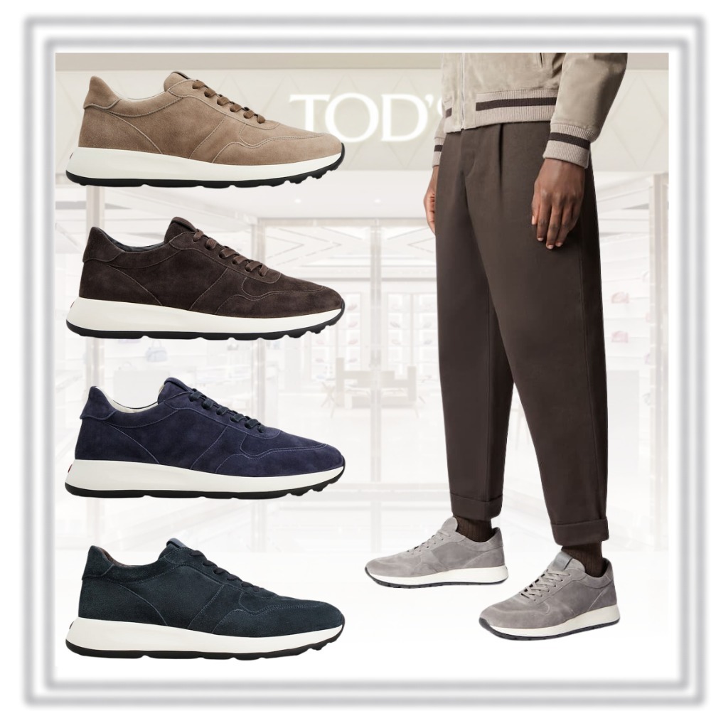 送料込直営店*TOD`S*スエードスニーカー