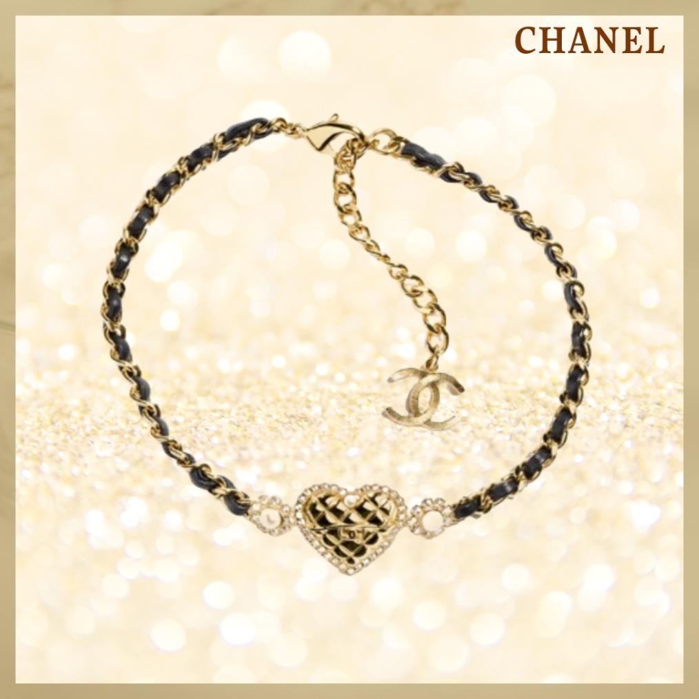 【CHANEL】 可愛いアクセント♡ハートネックレス